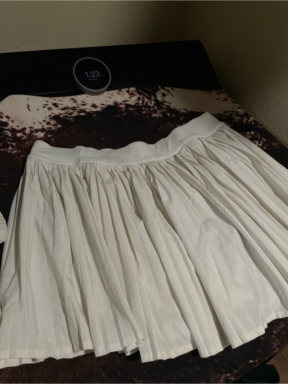 lululemon athletica White Pleated Maxi Skirt